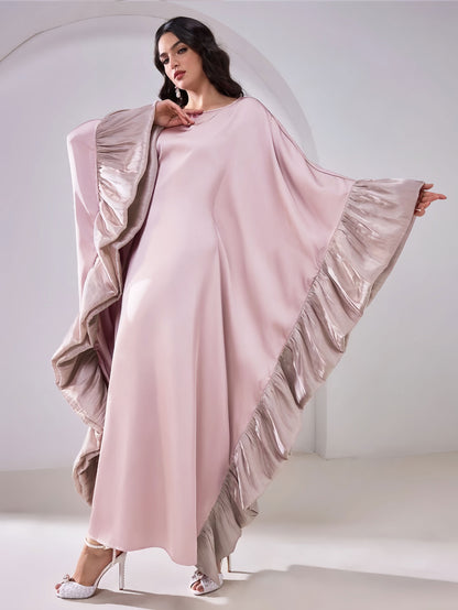 Long robe batwing sleeve blouse