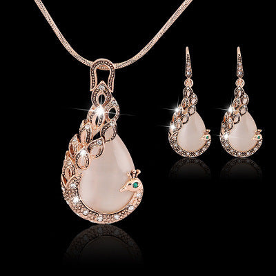 Peacock Jewelry Set by Glamytek