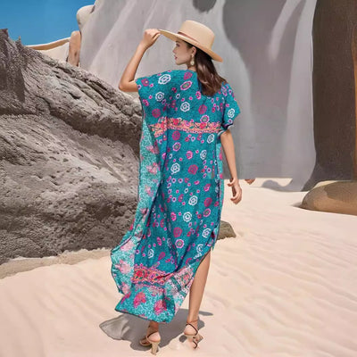 Casual Vacation Beach Dress For Women by Glamytek