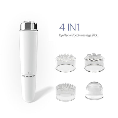 4 In 1 Electric Facial Massager Micro Vibration Eye Beauty Instrument For Relax Eye Dark Circles Eye Bags Puffiness Eye Massage by Glamytek