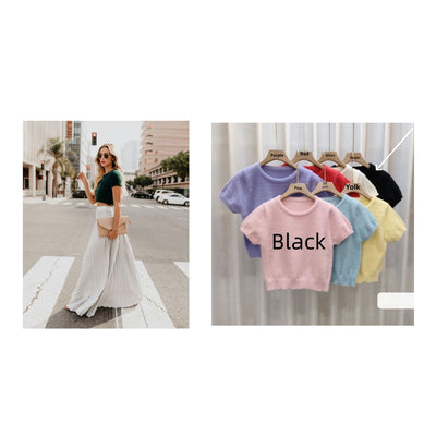 Women fashion casual skirt girls high Waist long skirts by Glamytek