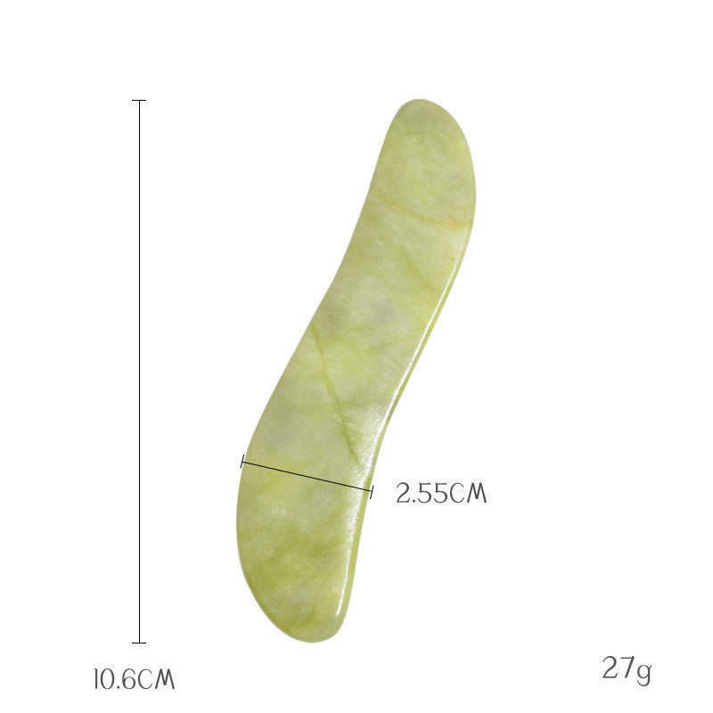 Green Phoenix Jade Gua Sha Massage Board Face Care by Glamytek