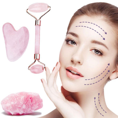 Face Lift Up Wrinkle Remover Gua Sha Stone For Face Massage Gua Sha Scraper by Glamytek