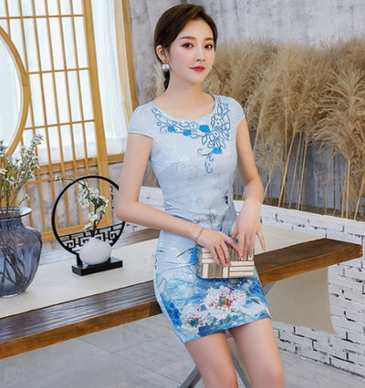 Cheongsam Dress Summer by Glamytek
