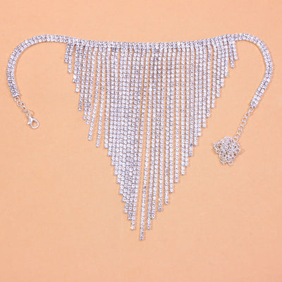 Double Row Necklace Symmetrical Alloy Necklace Necklace by Glamytek