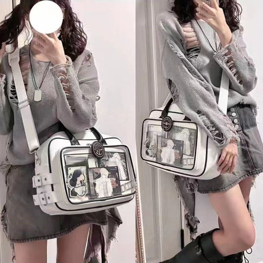Large-capacity single-shoulder crossbody bag
