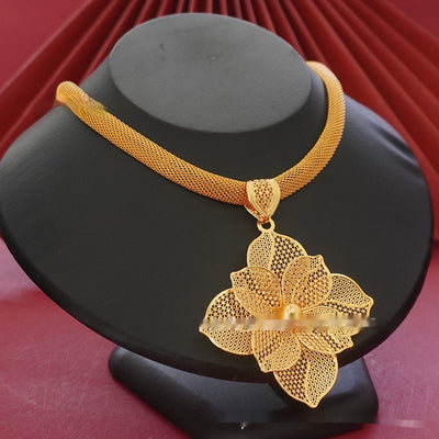 Pendant Necklace And Earrings Jewelry Wedding Party by Glamytek