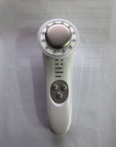 Facial Massager Skin Care Tools 7 In 1 Face Lifting Machine Galvanic Facial Machine Face Tightening Machine For Skin High Frequency Facial Machine by Glamytek