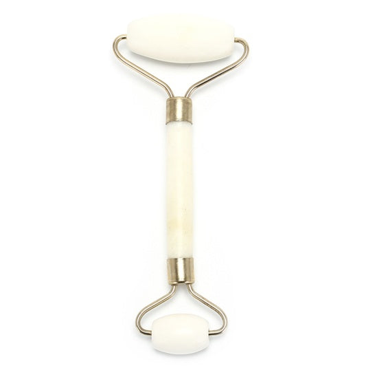 Portable practical roller for facial massage natural jade anti wrinkle face care slimming shaper care products by Glamytek