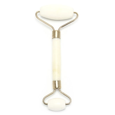 Portable practical roller for facial massage natural jade anti wrinkle face care slimming shaper care products by Glamytek