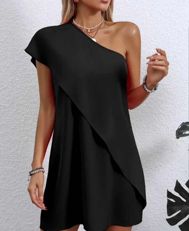 Summer Fashion Casual Short Sleeve Dress For Women by Glamytek