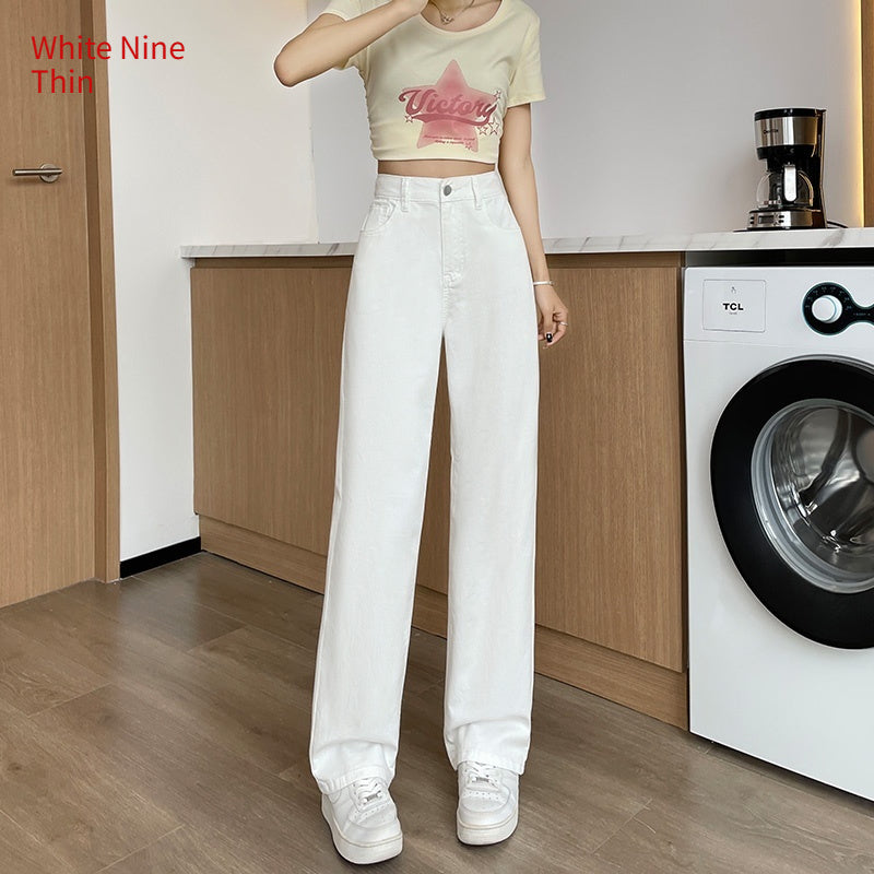 Summer Thin Elastic Waisted Jeans For Women by Glamytek