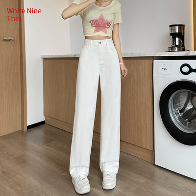 Summer Thin Elastic Waisted Jeans For Women by Glamytek