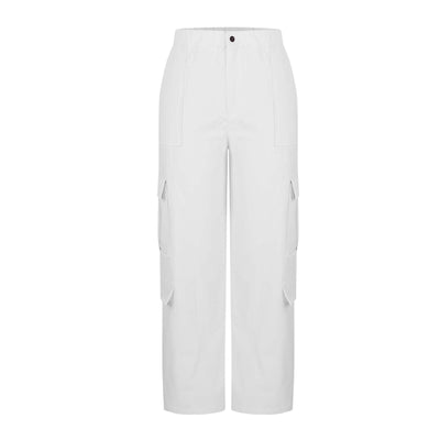 Waist Button Strip Zipper With Pockets Outdoor Mountaineering Leisure Overalls Trousers by Glamytek