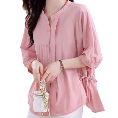 Women's Cotton Shirt Spring And Autumn by Glamytek