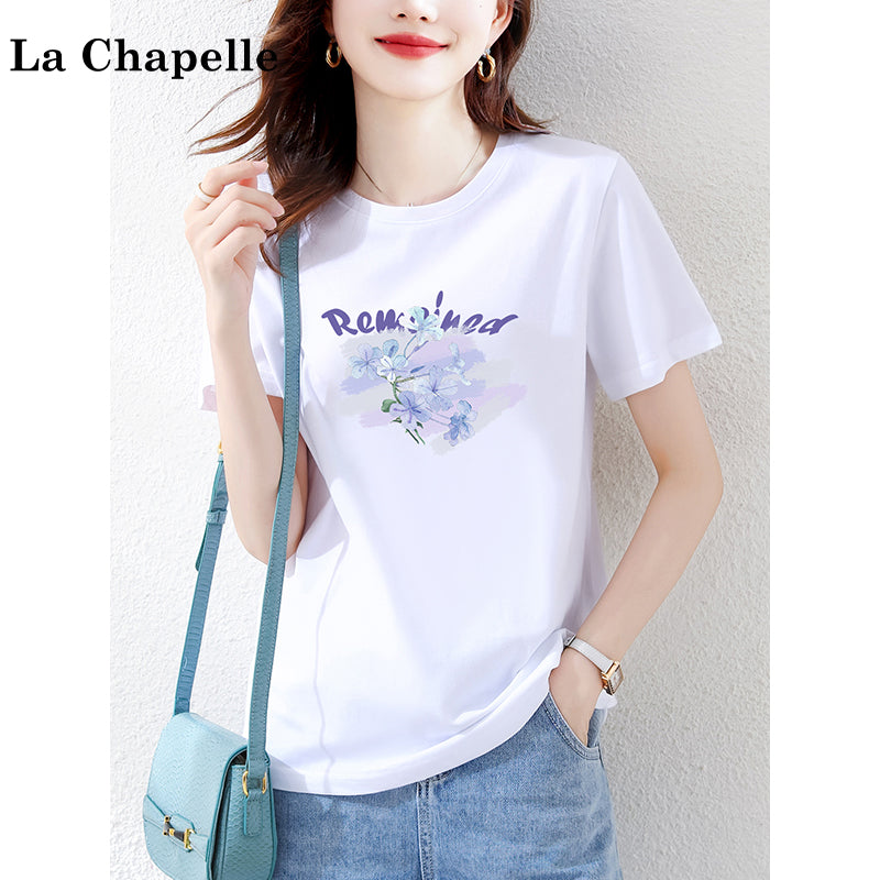 Pure cotton long-sleeved short-sleeved t-shirt for women by Glamytek