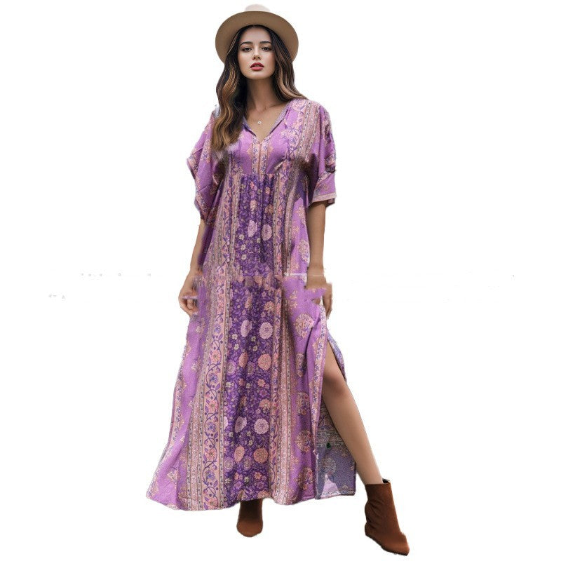 Casual Vacation Beach Dress For Women by Glamytek