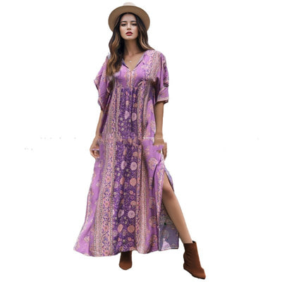 Casual Vacation Beach Dress For Women by Glamytek