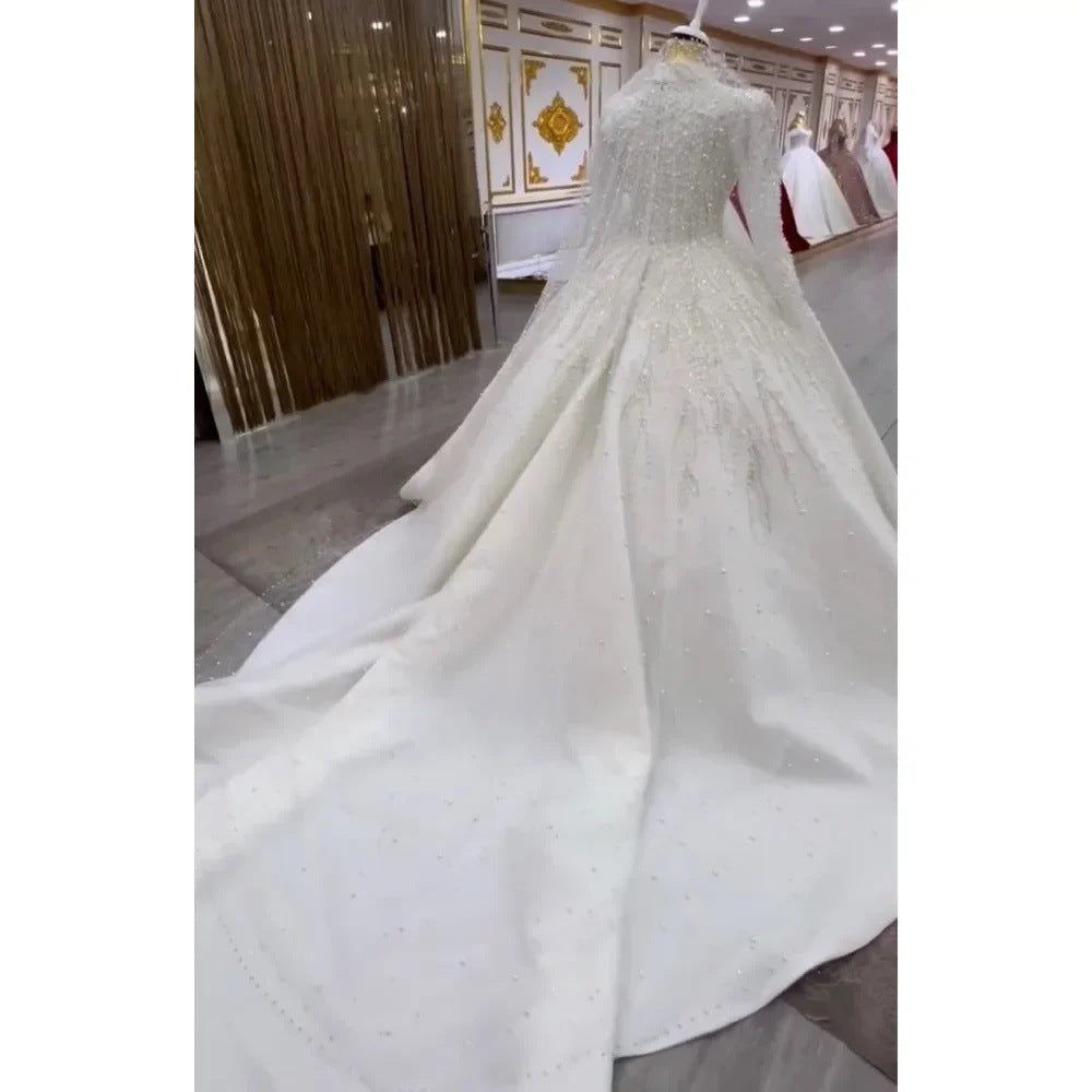 Bride Owner Wedding Dress Trailing Wedding Pettiskirt by Glamytek