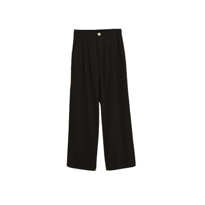 French Retro High Waist Korean Style Slimming Casual Pants by Glamytek
