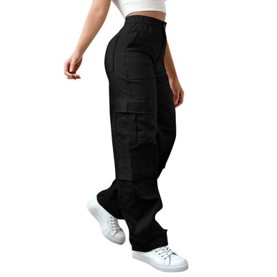 Waist Button Strip Zipper With Pockets Outdoor Mountaineering Leisure Overalls Trousers by Glamytek