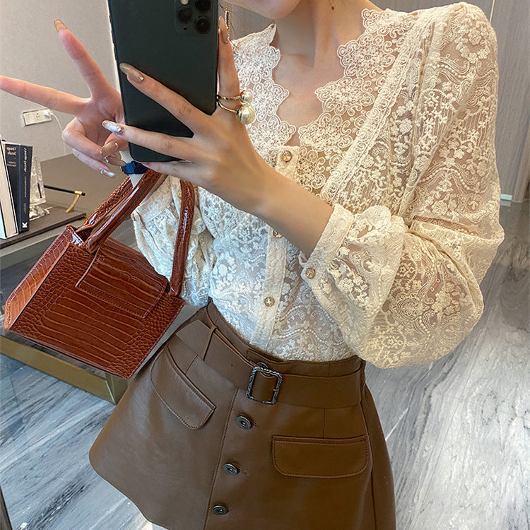 Blouses Women Classy Temperament Elegant Korean Fashion Clothing by Glamytek