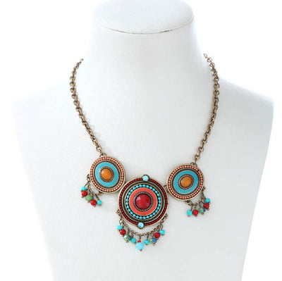 New Hot Sale European And American Fashion Exaggerated Diamond Alloy Necklace by Glamytek