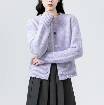 Loose Soft Glutinous Knitted Cardigan Chic Top by Glamytek