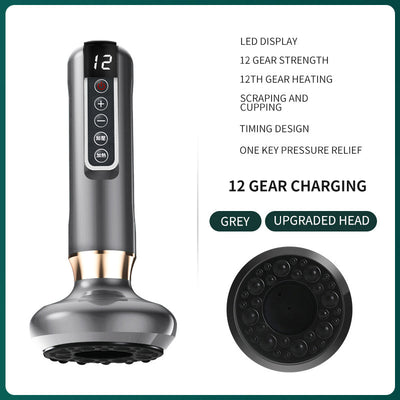 Electric Gua Sha Scraping Massager Home Health Care by Glamytek