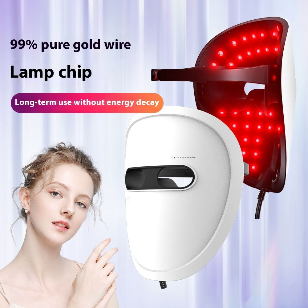 Rechargeable Mask Face LED Color Light Domestic Beauty Apparatus by Glamytek