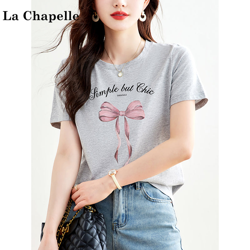 Pure cotton long-sleeved short-sleeved t-shirt for women by Glamytek