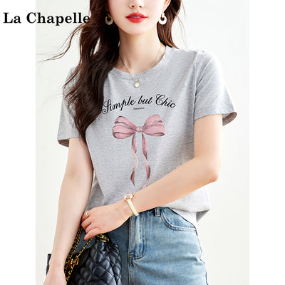 Pure cotton long-sleeved short-sleeved t-shirt for women by Glamytek