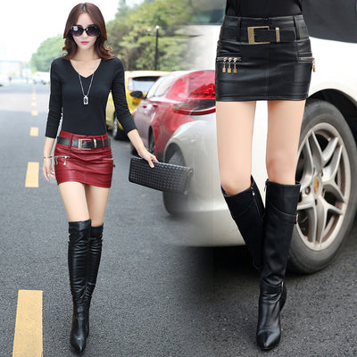Autumn And Winter Skirts, One-step Skirts, Slim Short Skirts by Glamytek