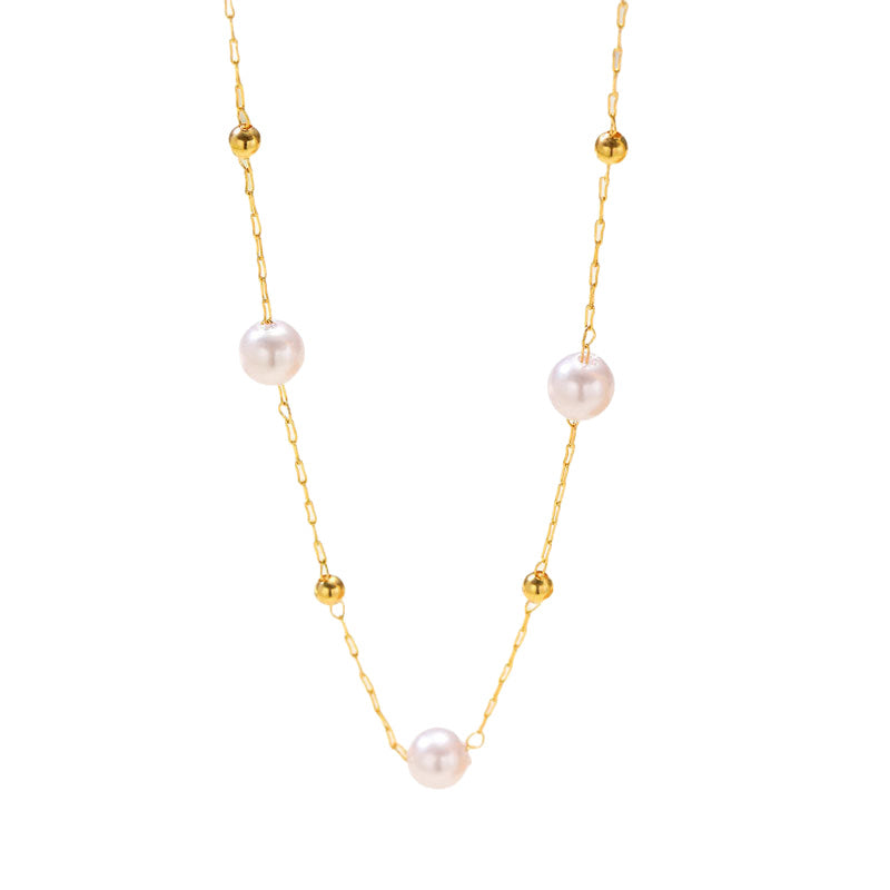 Fashion Imitation Pearl Necklace