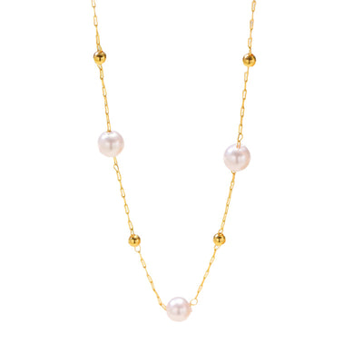 Fashion Imitation Pearl Necklace
