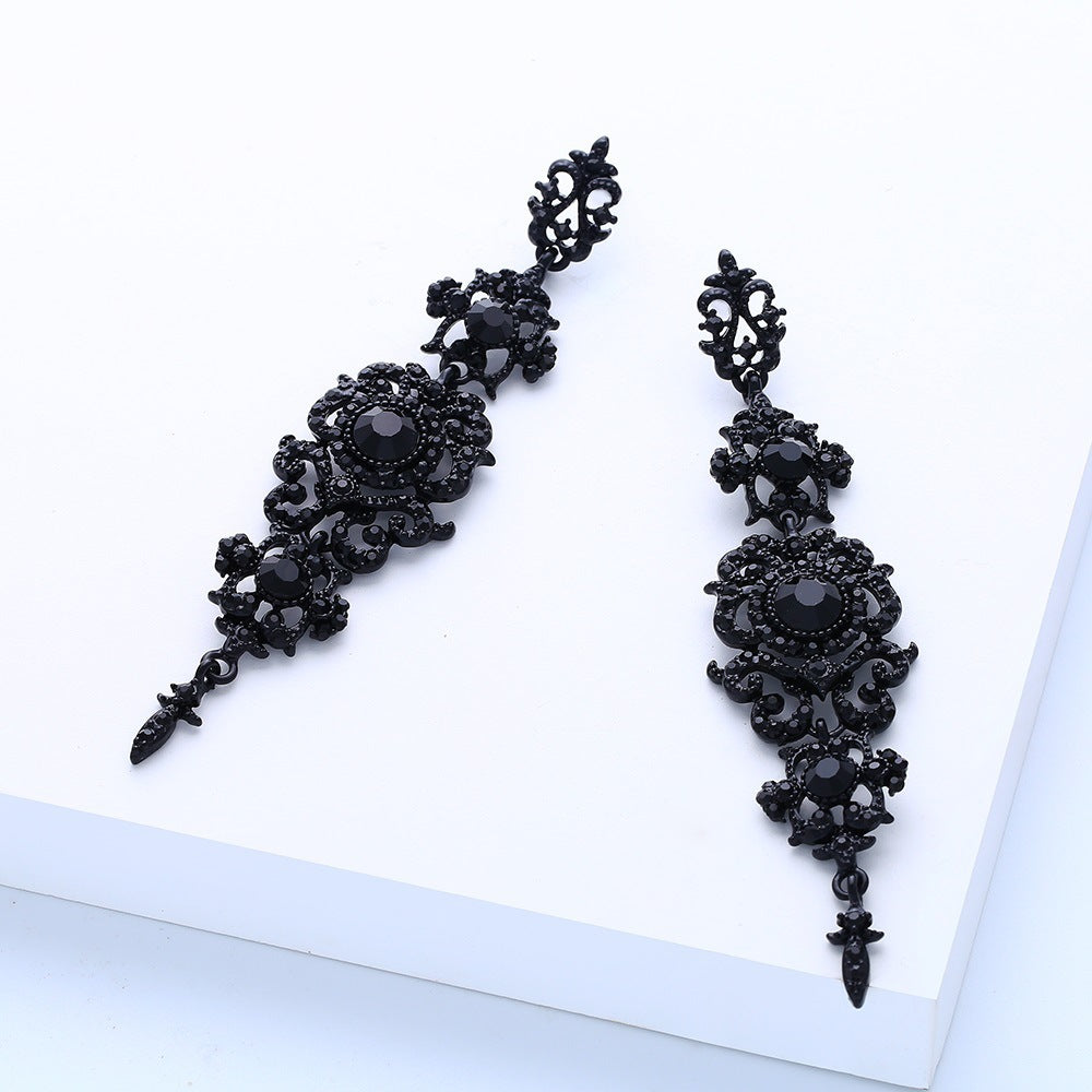 Exaggerated Long Earrings, Women's Earrings, Jewelry by Glamytek
