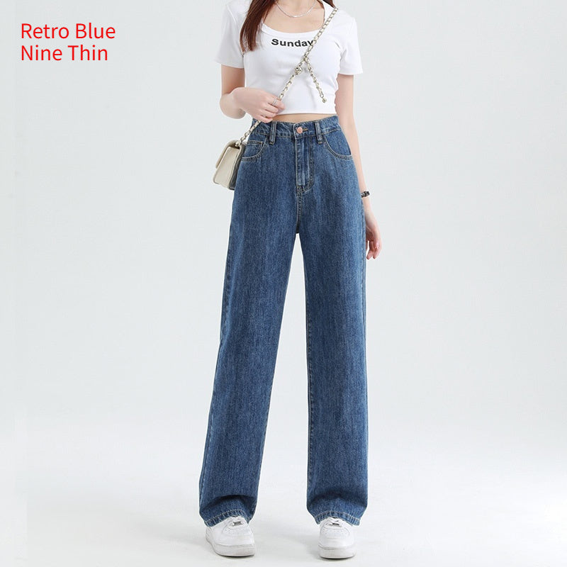 Summer Thin Elastic Waisted Jeans For Women by Glamytek