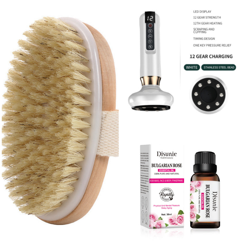Electric Vacuum Cupping Massager For Body Anti-Cellulite Suction Cup Gua Sha Massage Body Cups Guasha Fat Burning Slimming Jars by Glamytek