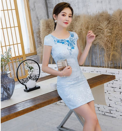 Cheongsam Dress Summer by Glamytek