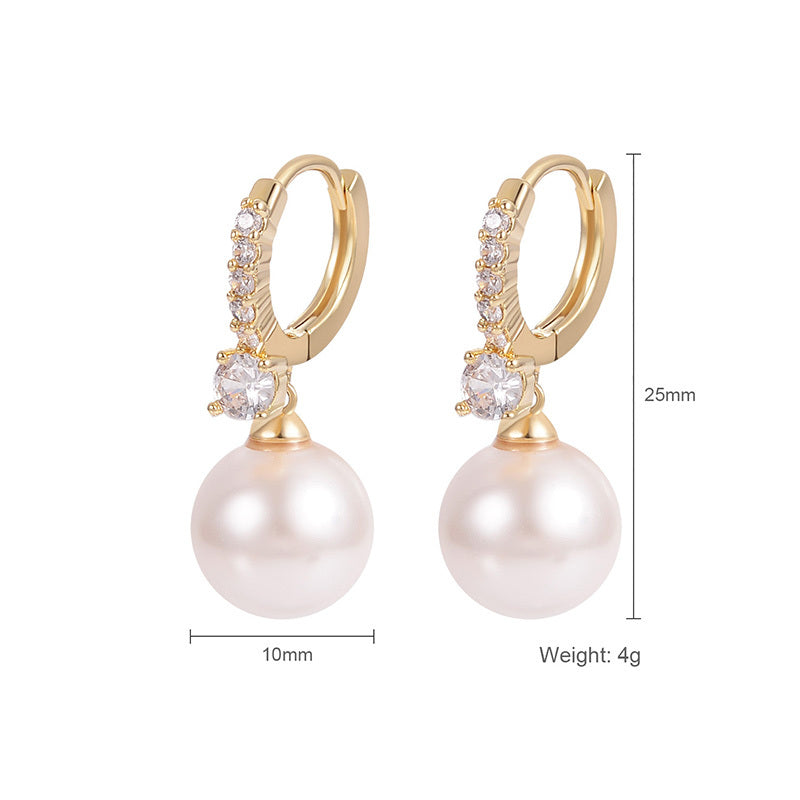 Fashion Light Luxury Earrings Jewelry Earrings Simple Jewelry by Glamytek