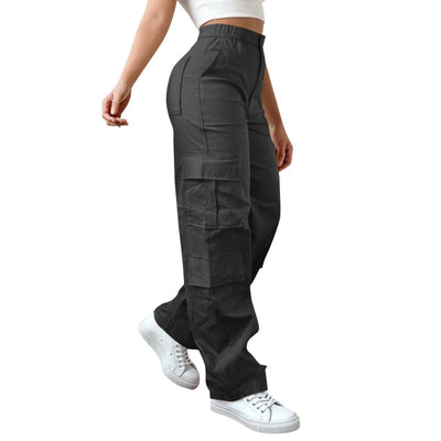 Waist Button Strip Zipper With Pockets Outdoor Mountaineering Leisure Overalls Trousers by Glamytek