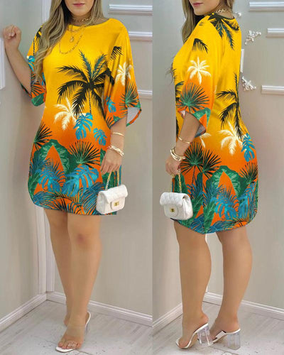 Fashion printed dress women by Glamytek
