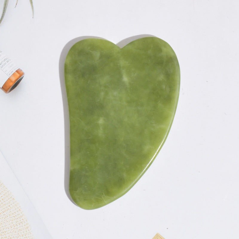 Green Phoenix Jade Gua Sha Massage Board Face Care by Glamytek