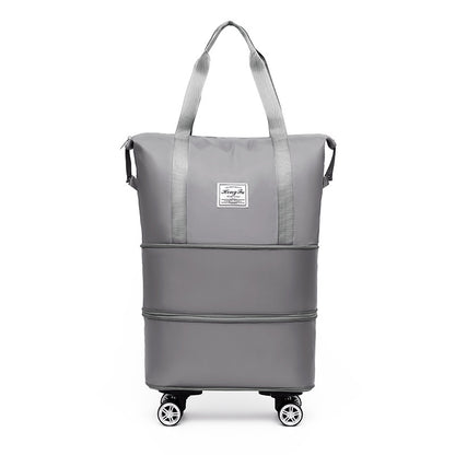 Folding handle bag