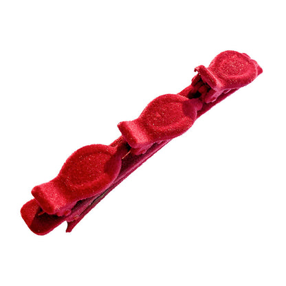 Flocked Braided Hairpin for Women