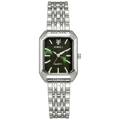 Ladies Quartz Watch with Steel Band by Glamytek