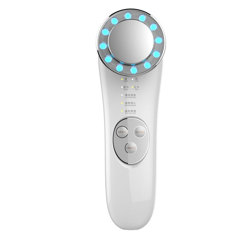 Facial Massager Skin Care Tools 7 In 1 Face Lifting Machine Galvanic Facial Machine Face Tightening Machine For Skin High Frequency Facial Machine by Glamytek