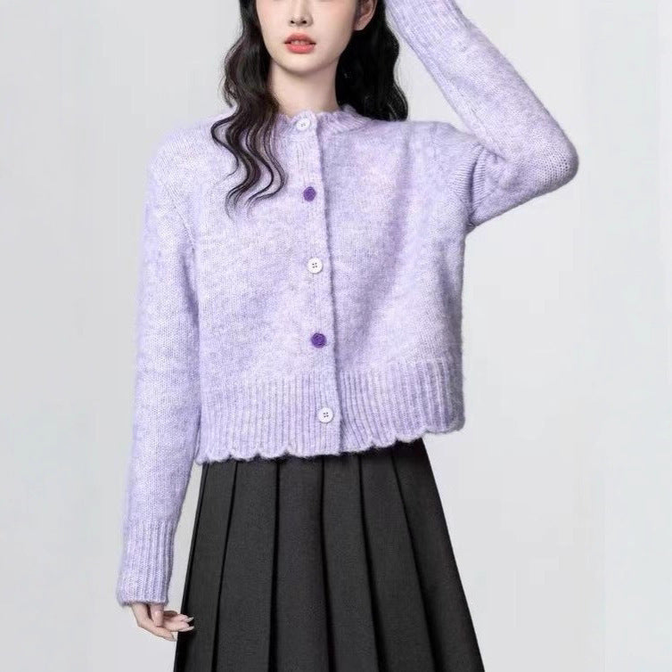 Loose Soft Glutinous Knitted Cardigan Chic Top by Glamytek