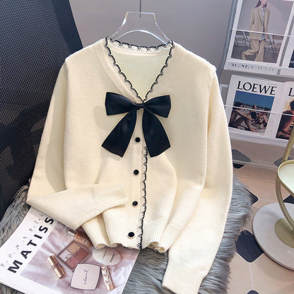 Women's Lace Knitted Cardigan