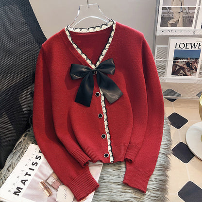 Women's Lace Knitted Cardigan